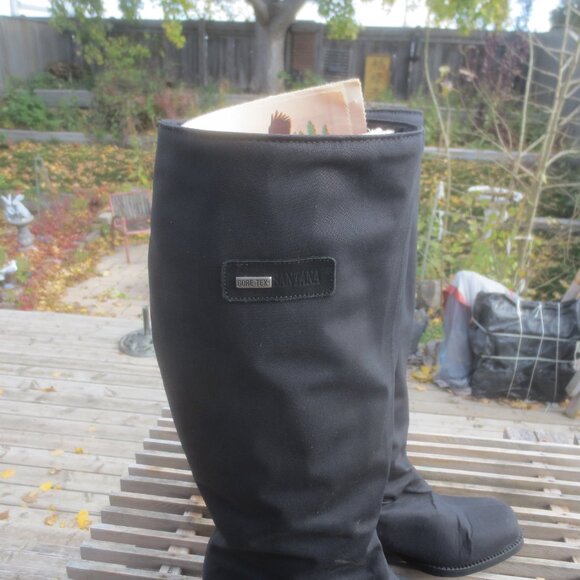 Santana Ladies Gore-Tex Moisture Repellent Tall Cold Weather Boots Made in Canad - Picture 4 of 11